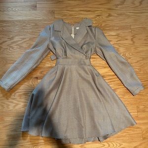 Fall collared dress